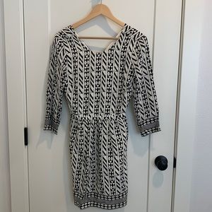 Madewell Silk Geometric Dress